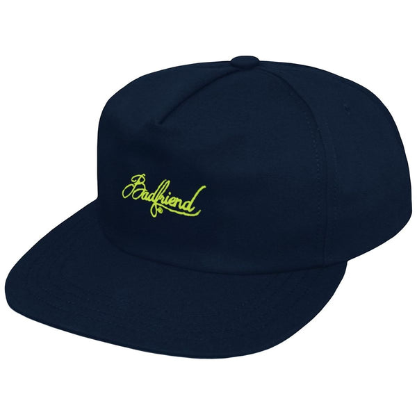 CURSIVE LOGO 5 PANEL SNAPBACK