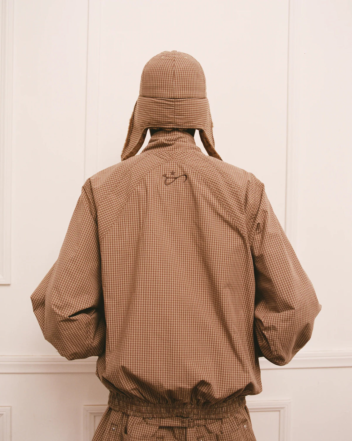 PLAID PILOT SHORT BRIM CAP