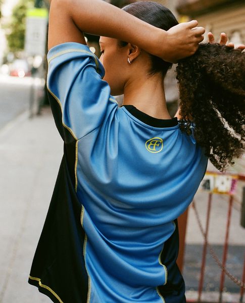 BAR LOGO COVER STITCH JERSEY