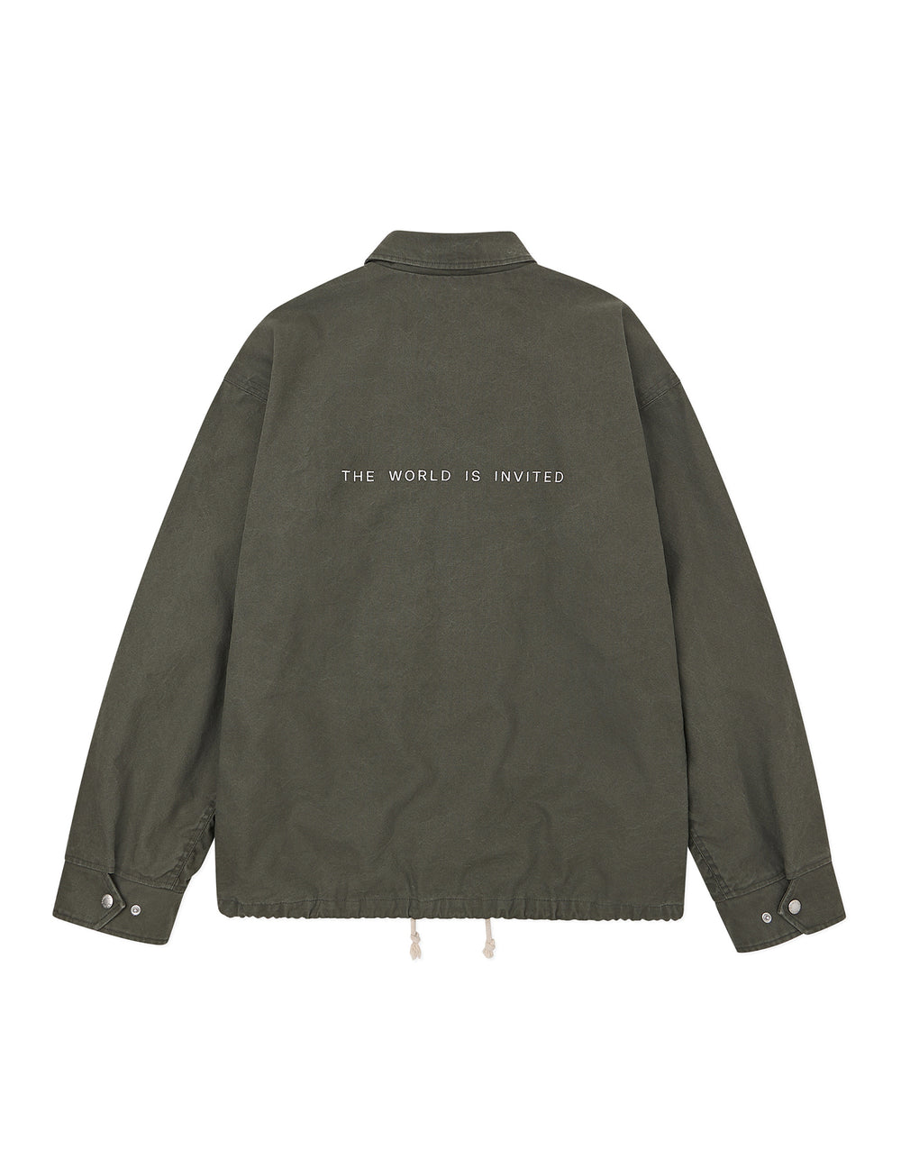 THE WORLD IS INVITED COACH JACKET