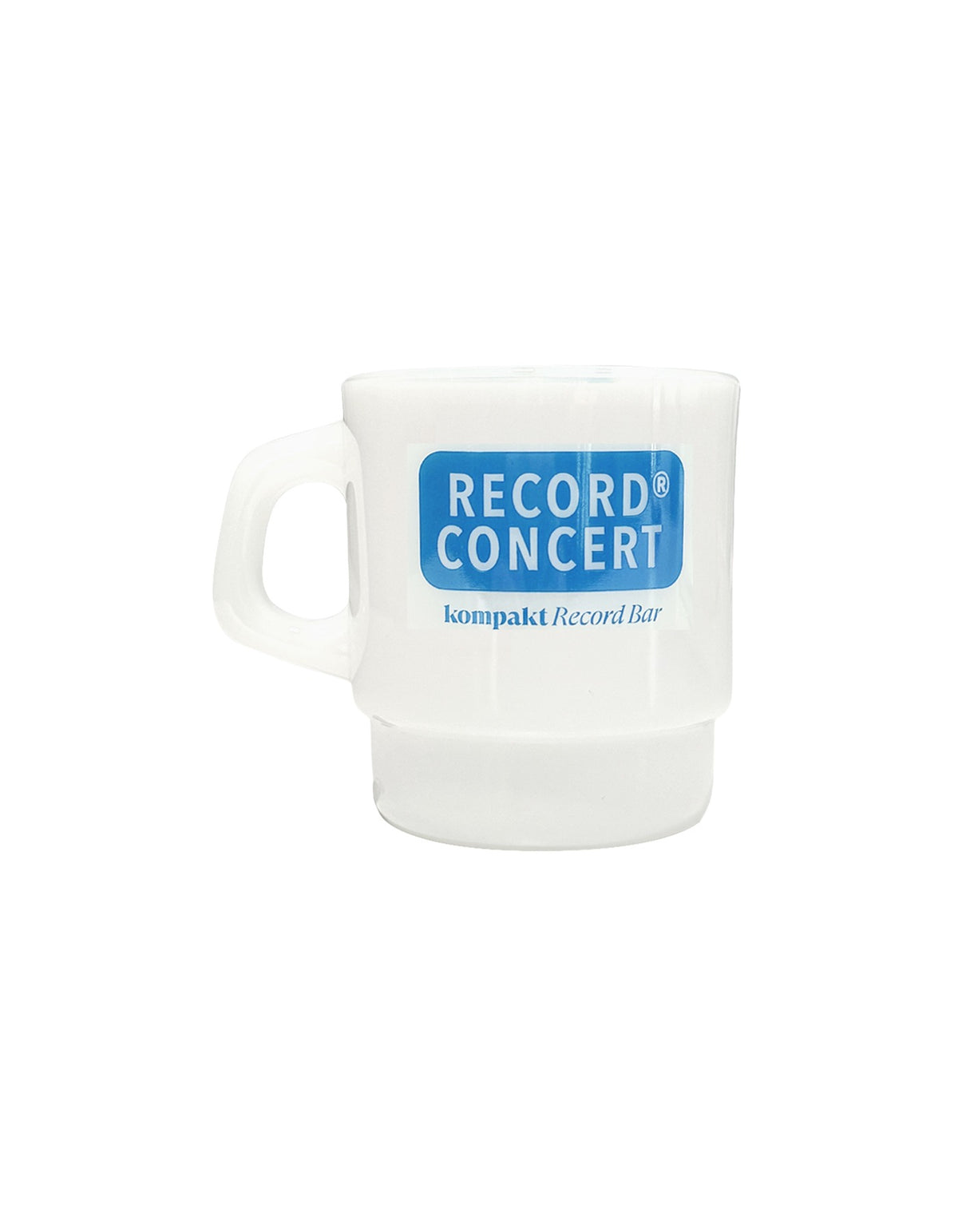 RECORD CONCERT MILK GLASS