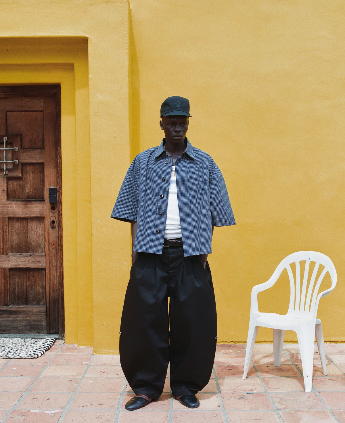 Black Japanese Twill Triptych Trouser