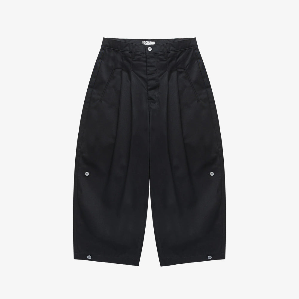 Black Japanese Twill Triptych Trouser