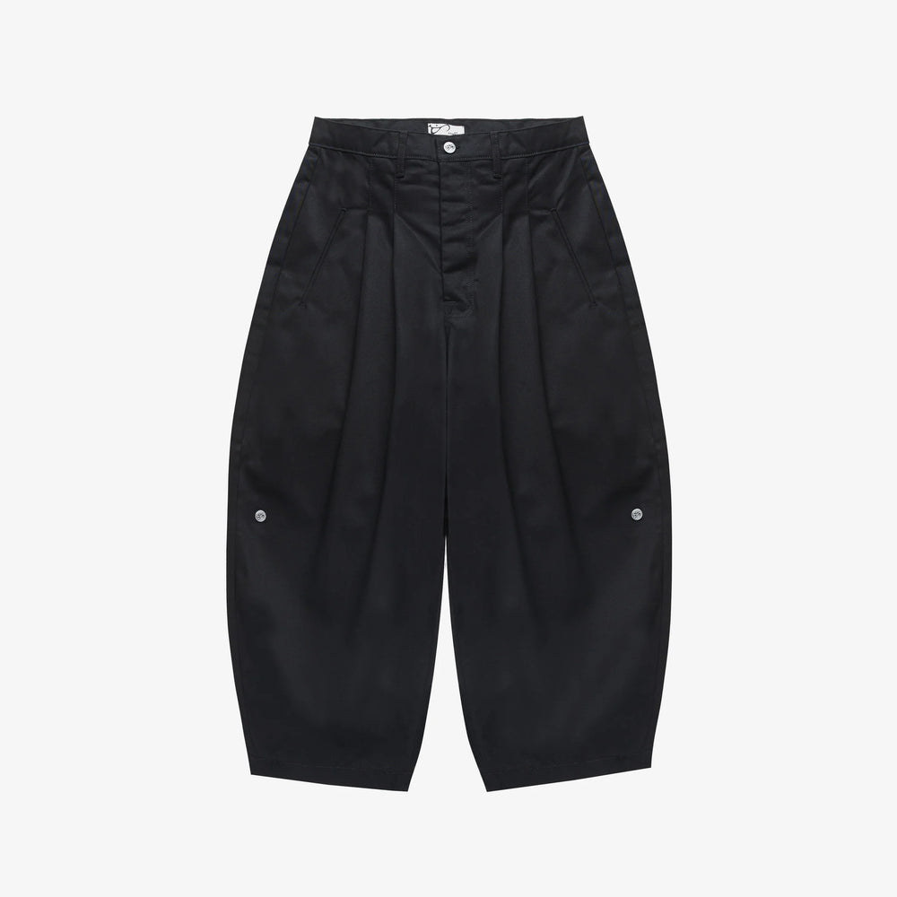 Black Japanese Twill Triptych Trouser