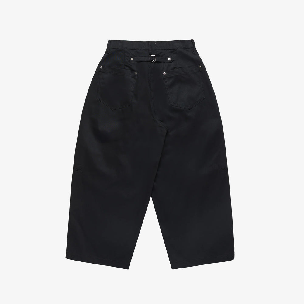 Black Japanese Twill Triptych Trouser