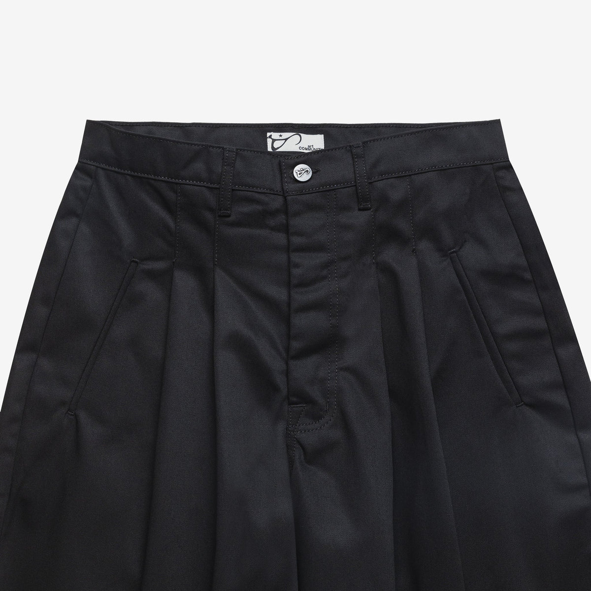 Black Japanese Twill Triptych Trouser