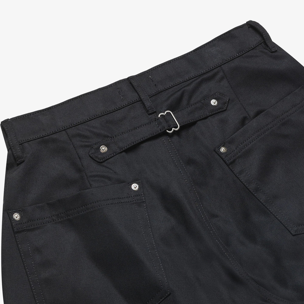 Black Japanese Twill Triptych Trouser