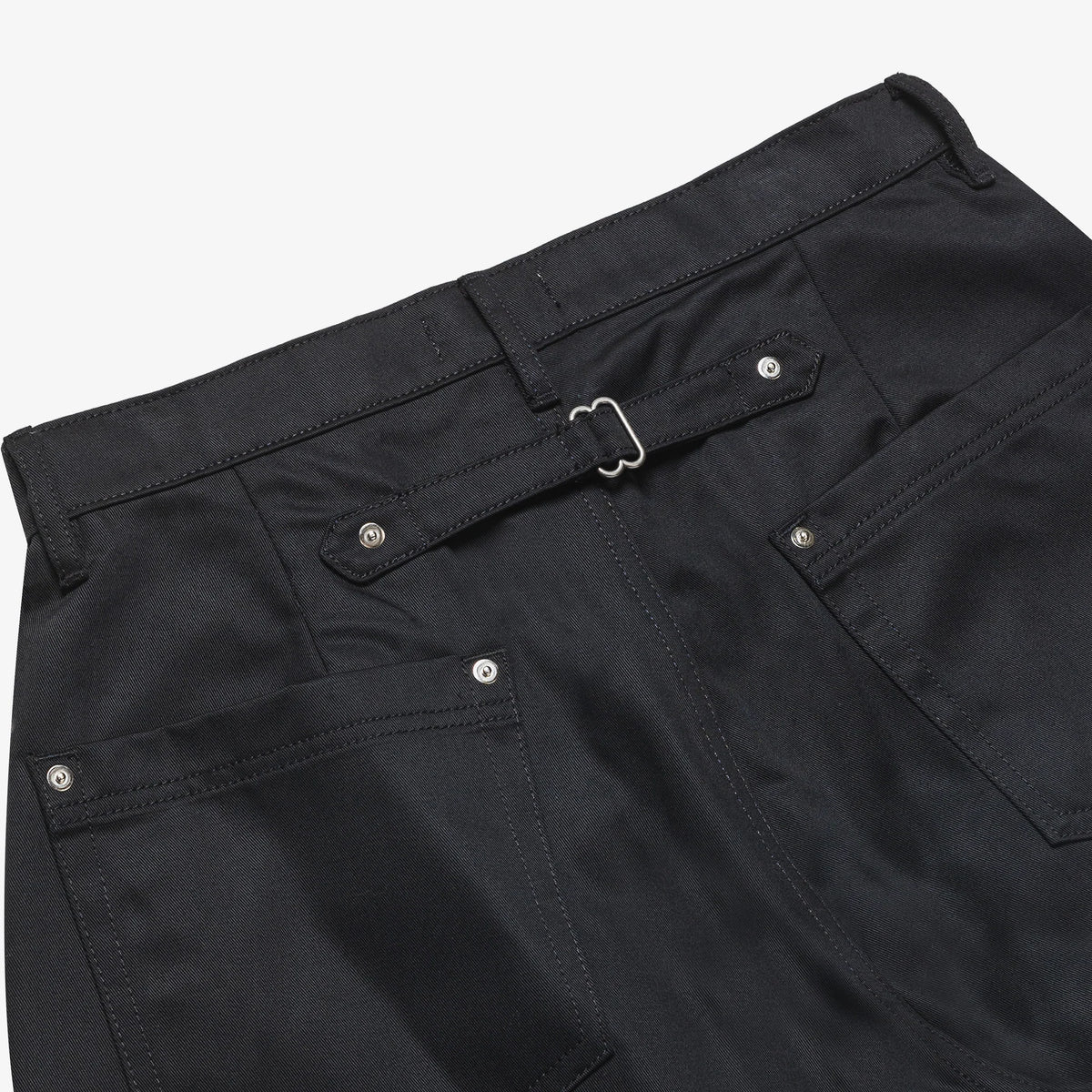 Black Japanese Twill Triptych Trouser