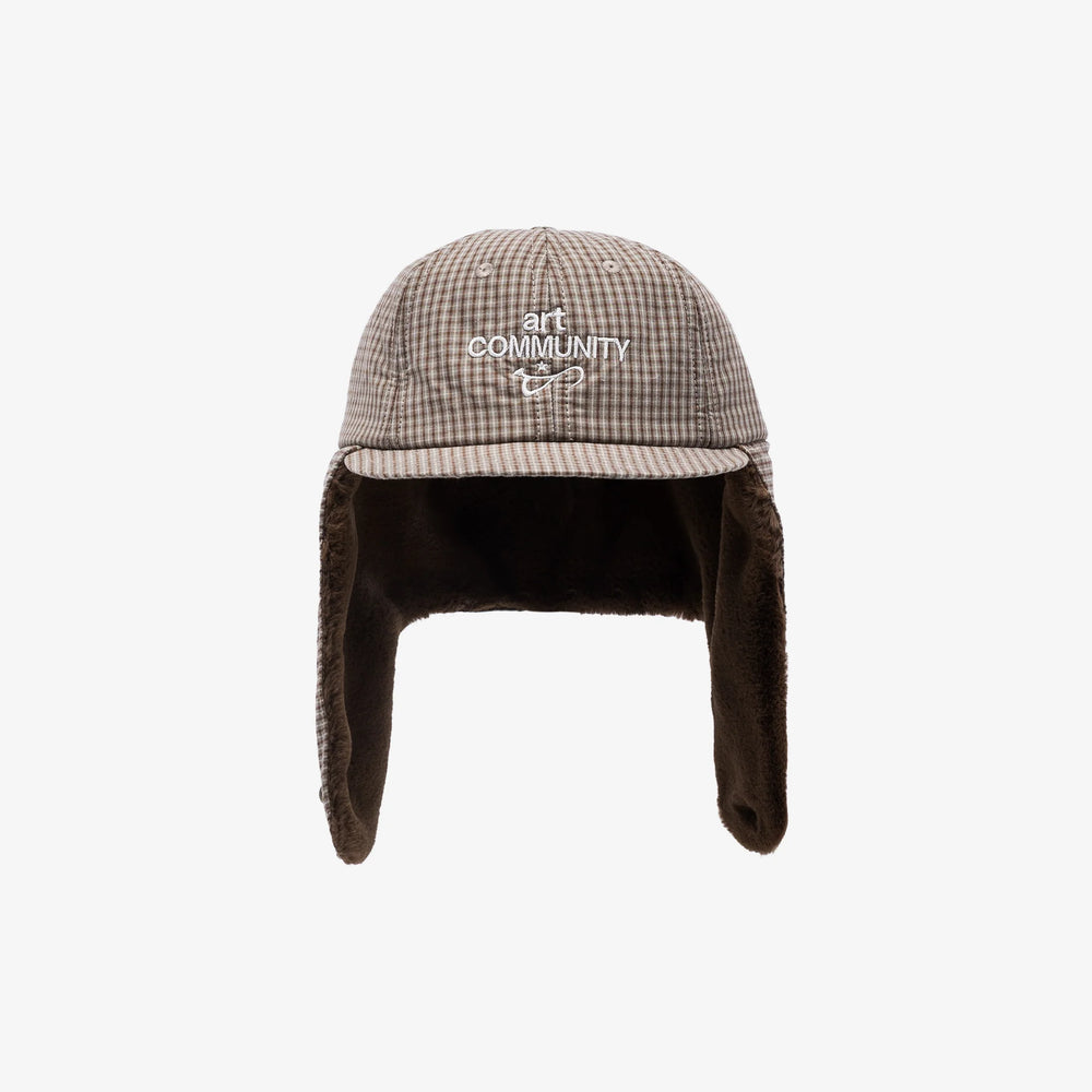 PLAID PILOT SHORT BRIM CAP