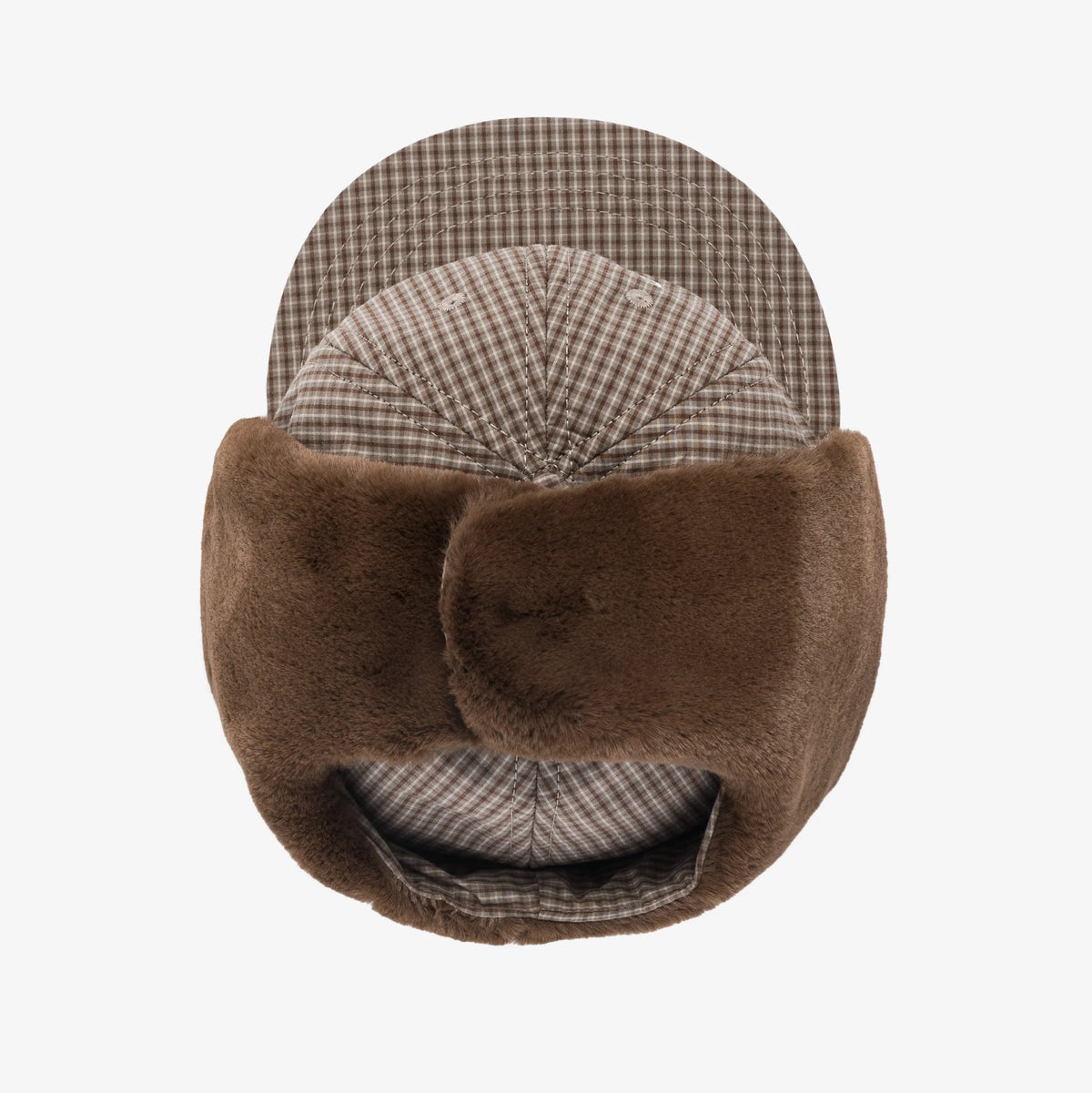 PLAID PILOT SHORT BRIM CAP