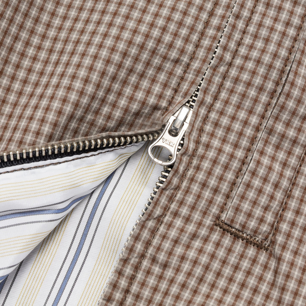 PLAID DOUBLE ZIP JAPANESE TRACK JACKET