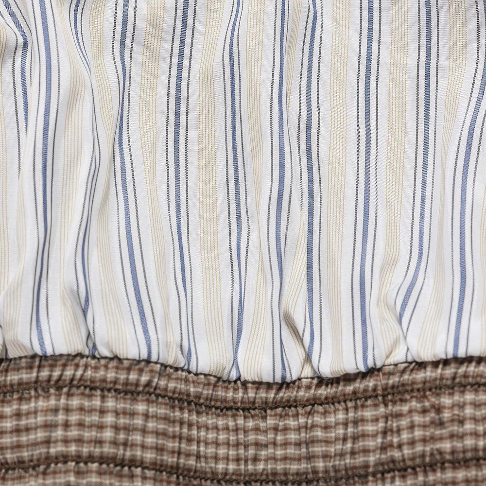 PLAID DOUBLE ZIP JAPANESE TRACK JACKET