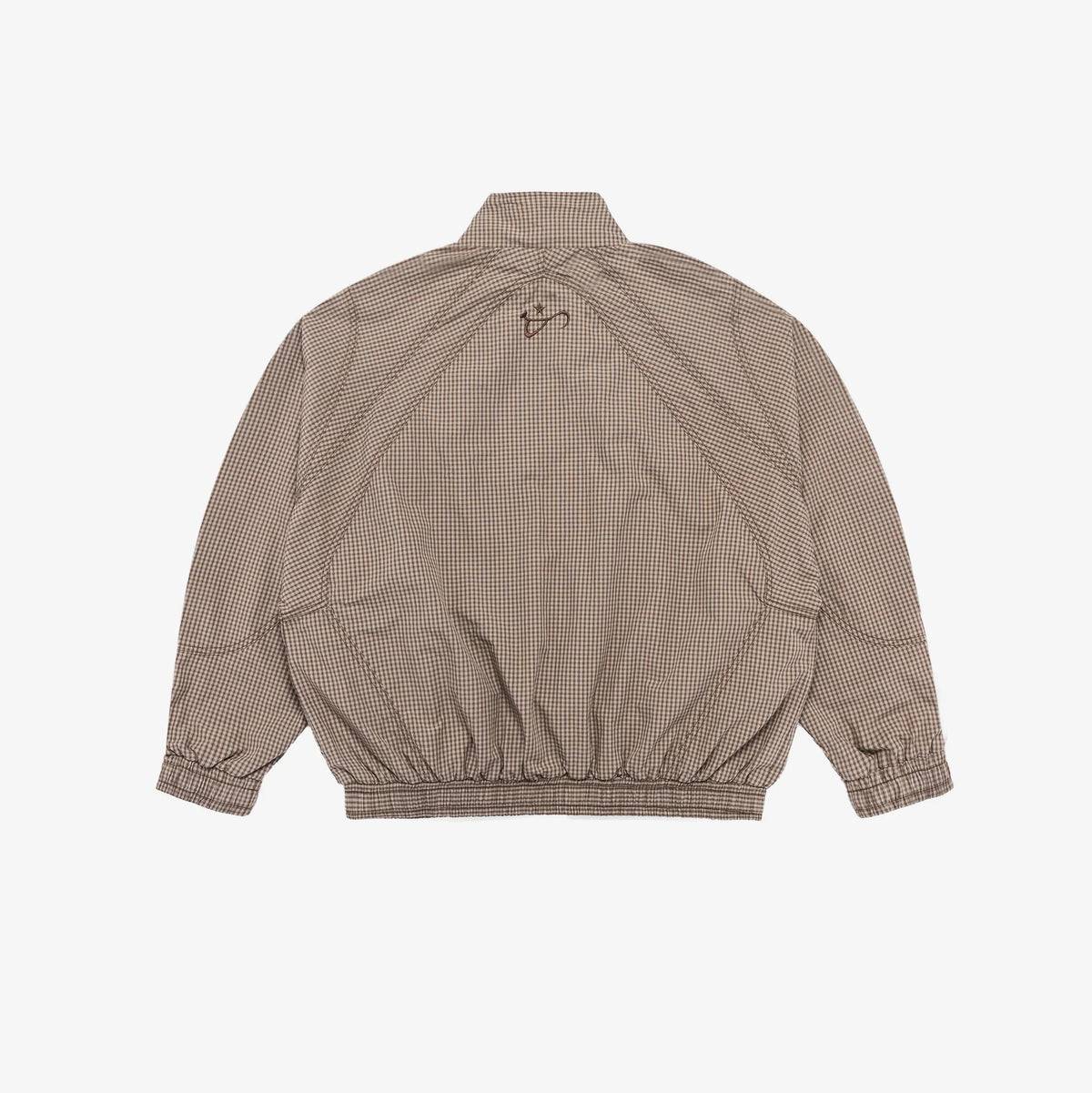 PLAID DOUBLE ZIP JAPANESE TRACK JACKET