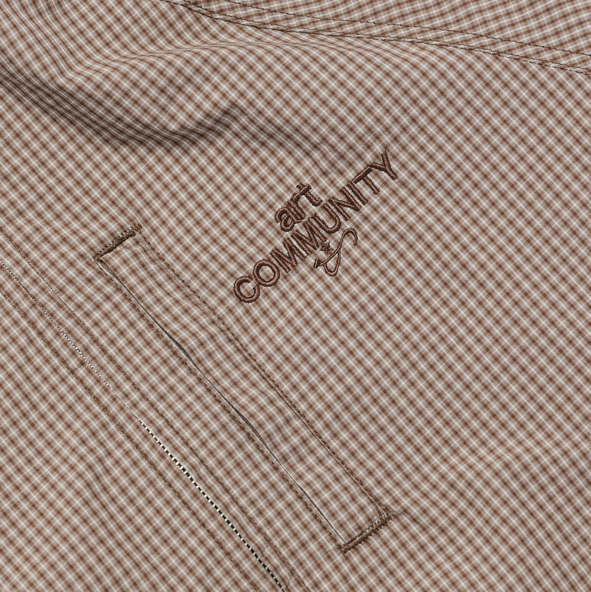 PLAID DOUBLE ZIP JAPANESE TRACK JACKET