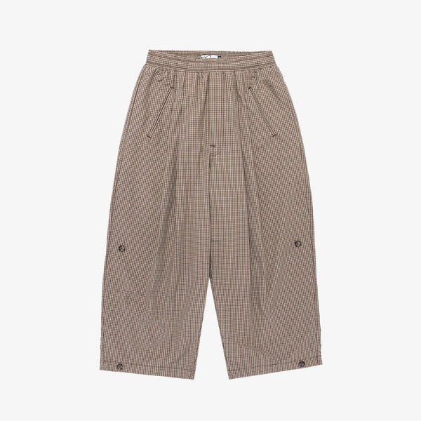 PLAID JAPANESE TRIPTYCH TRACK PANT