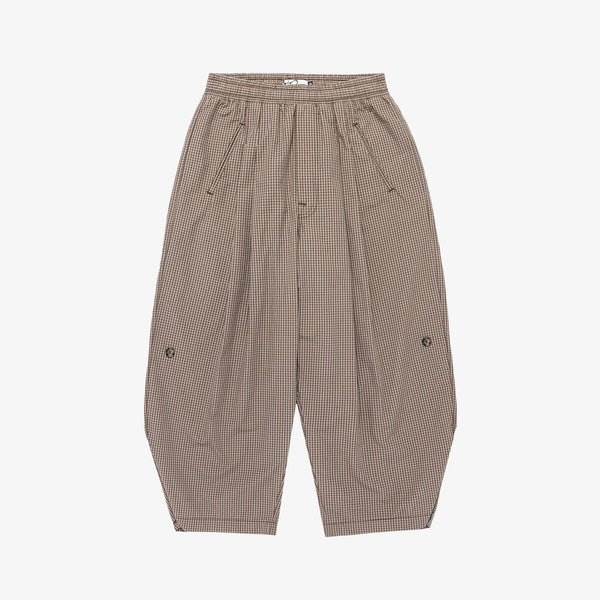 PLAID JAPANESE TRIPTYCH TRACK PANT