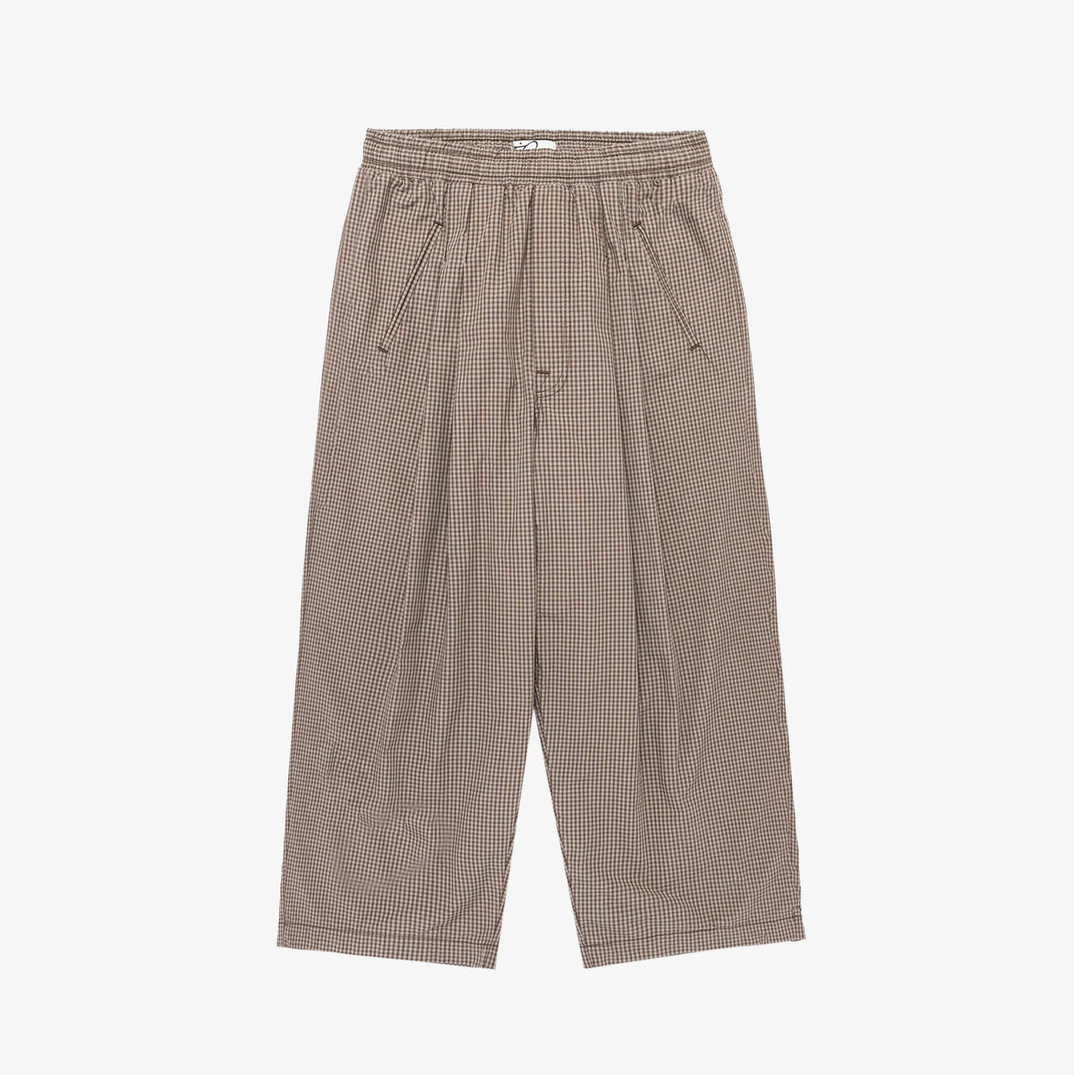 PLAID JAPANESE TRIPTYCH TRACK PANT