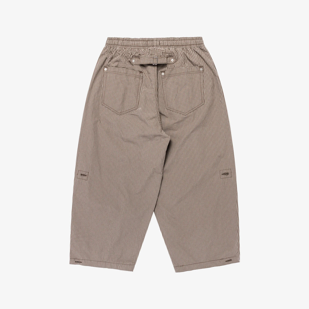 PLAID JAPANESE TRIPTYCH TRACK PANT