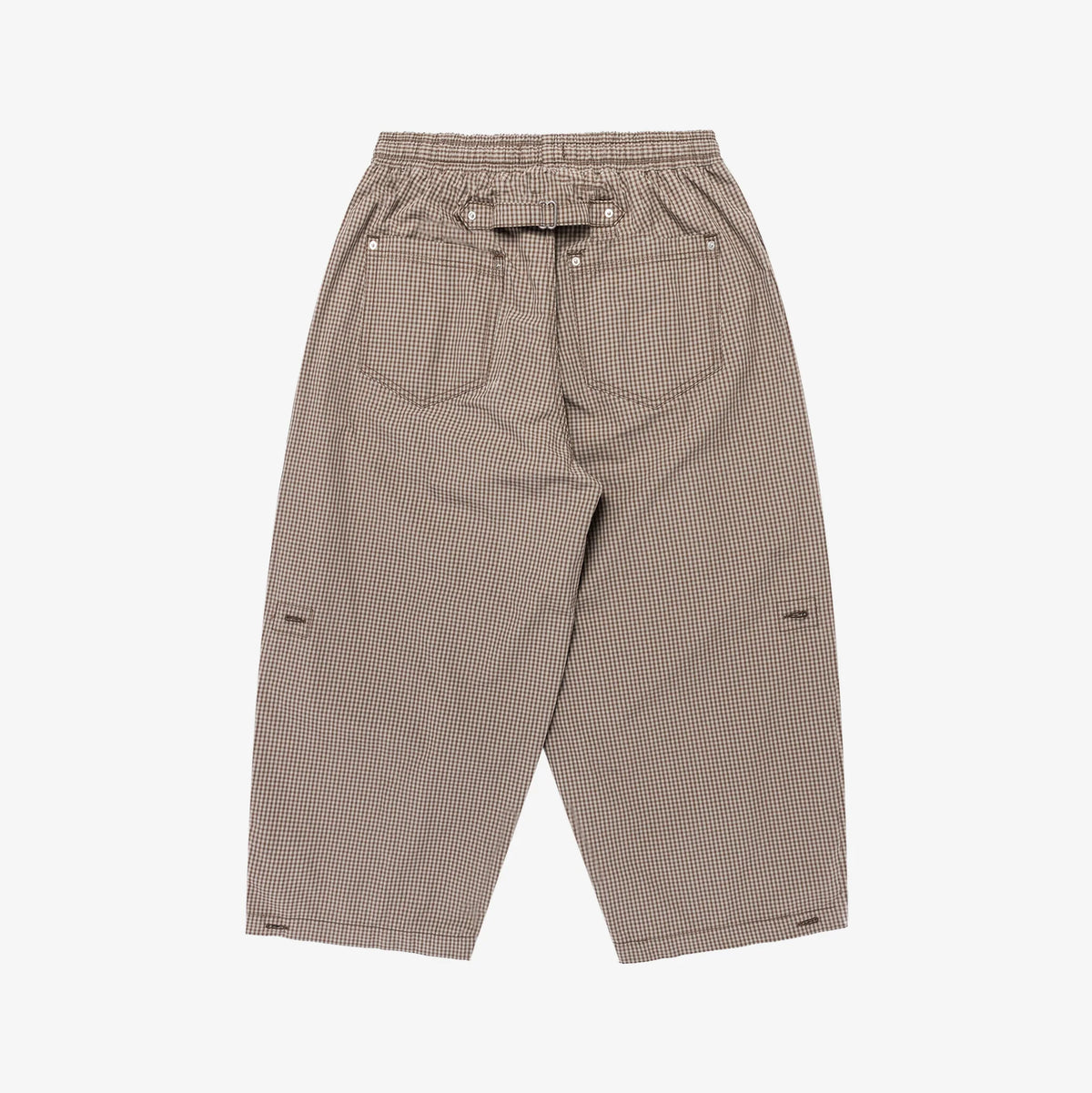 PLAID JAPANESE TRIPTYCH TRACK PANT