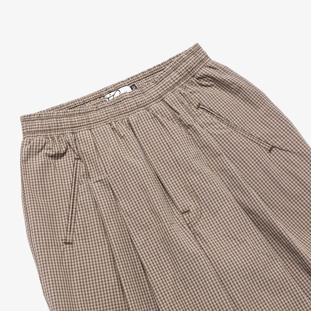 PLAID JAPANESE TRIPTYCH TRACK PANT