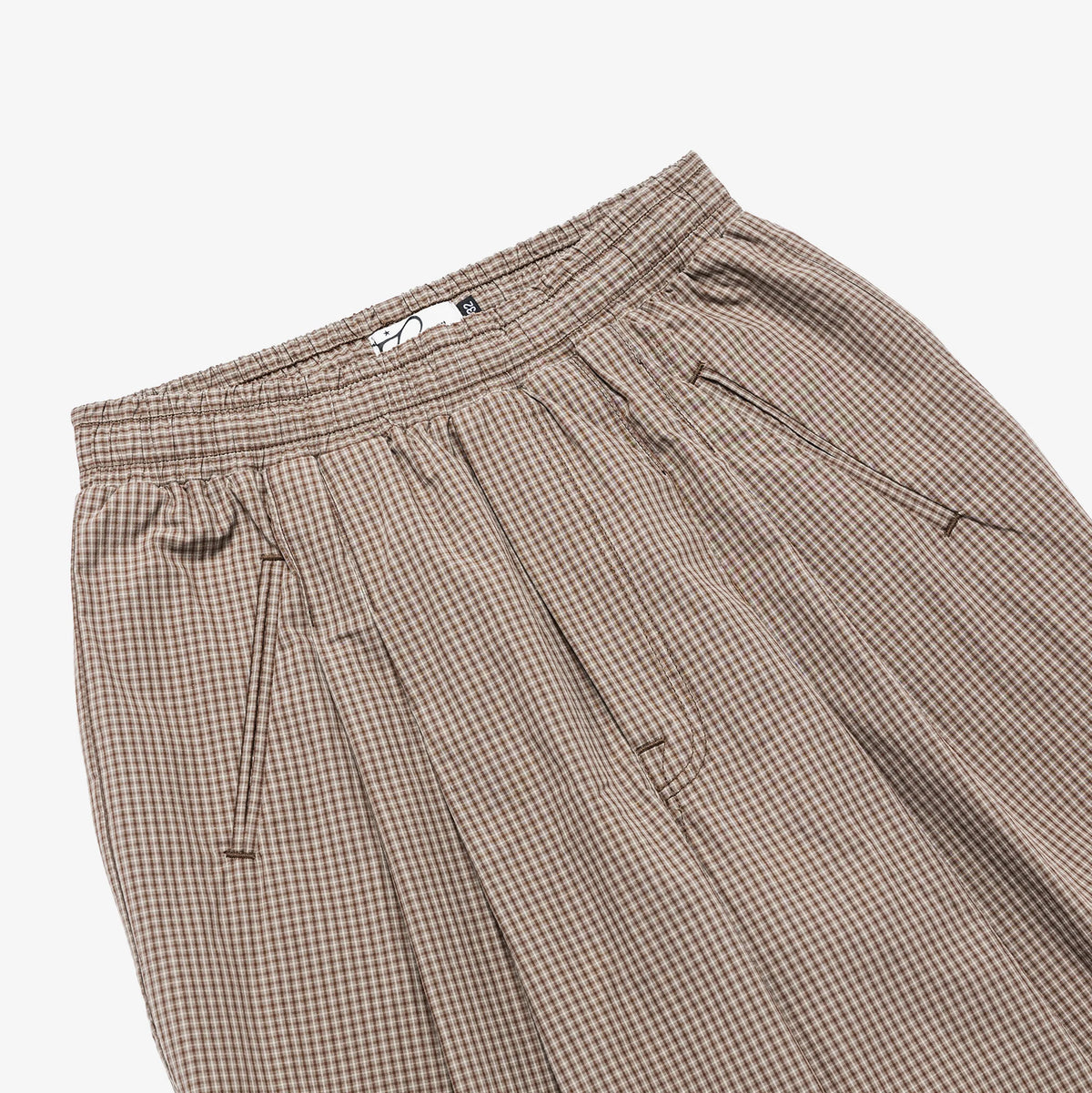 PLAID JAPANESE TRIPTYCH TRACK PANT