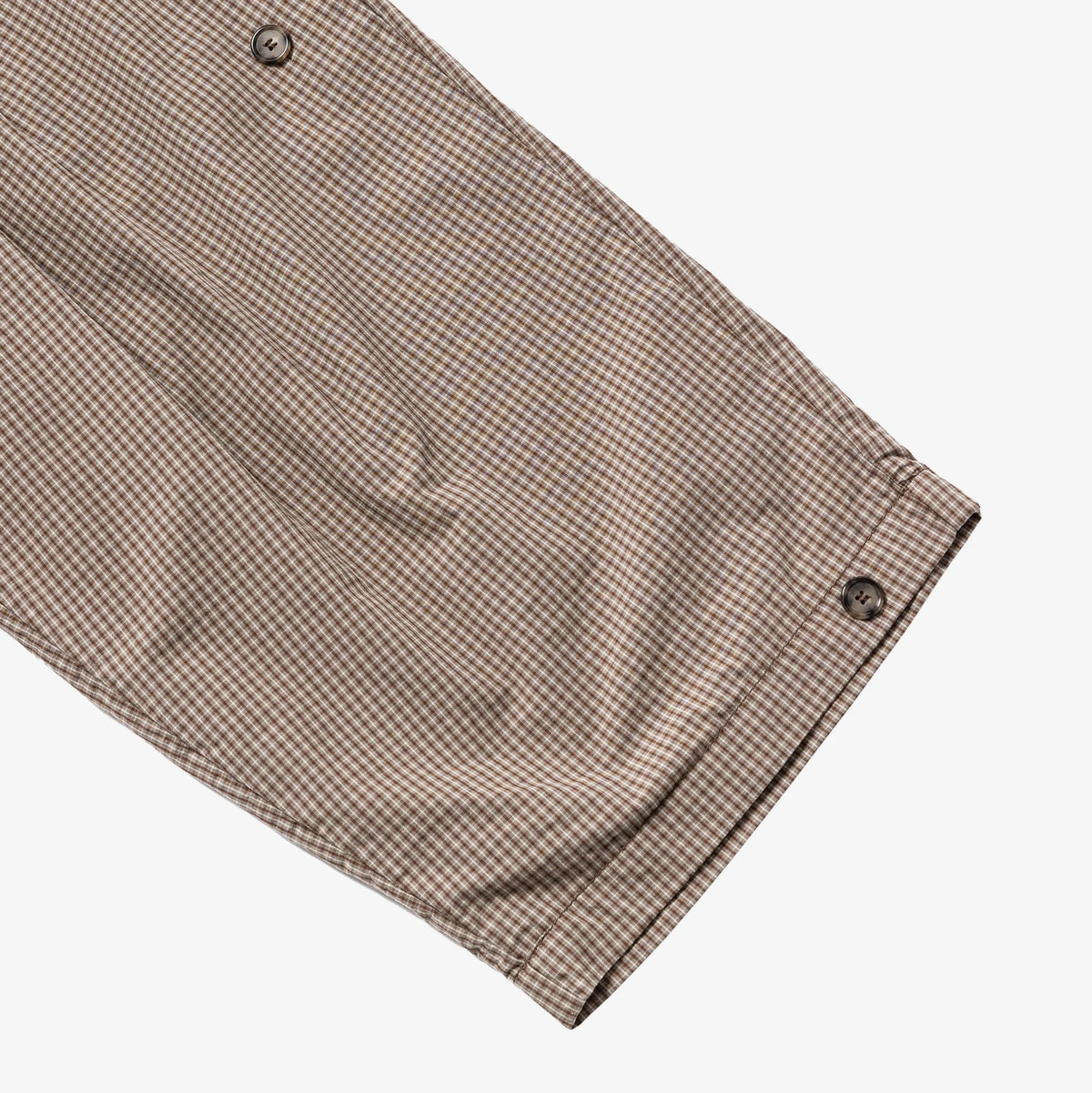 PLAID JAPANESE TRIPTYCH TRACK PANT