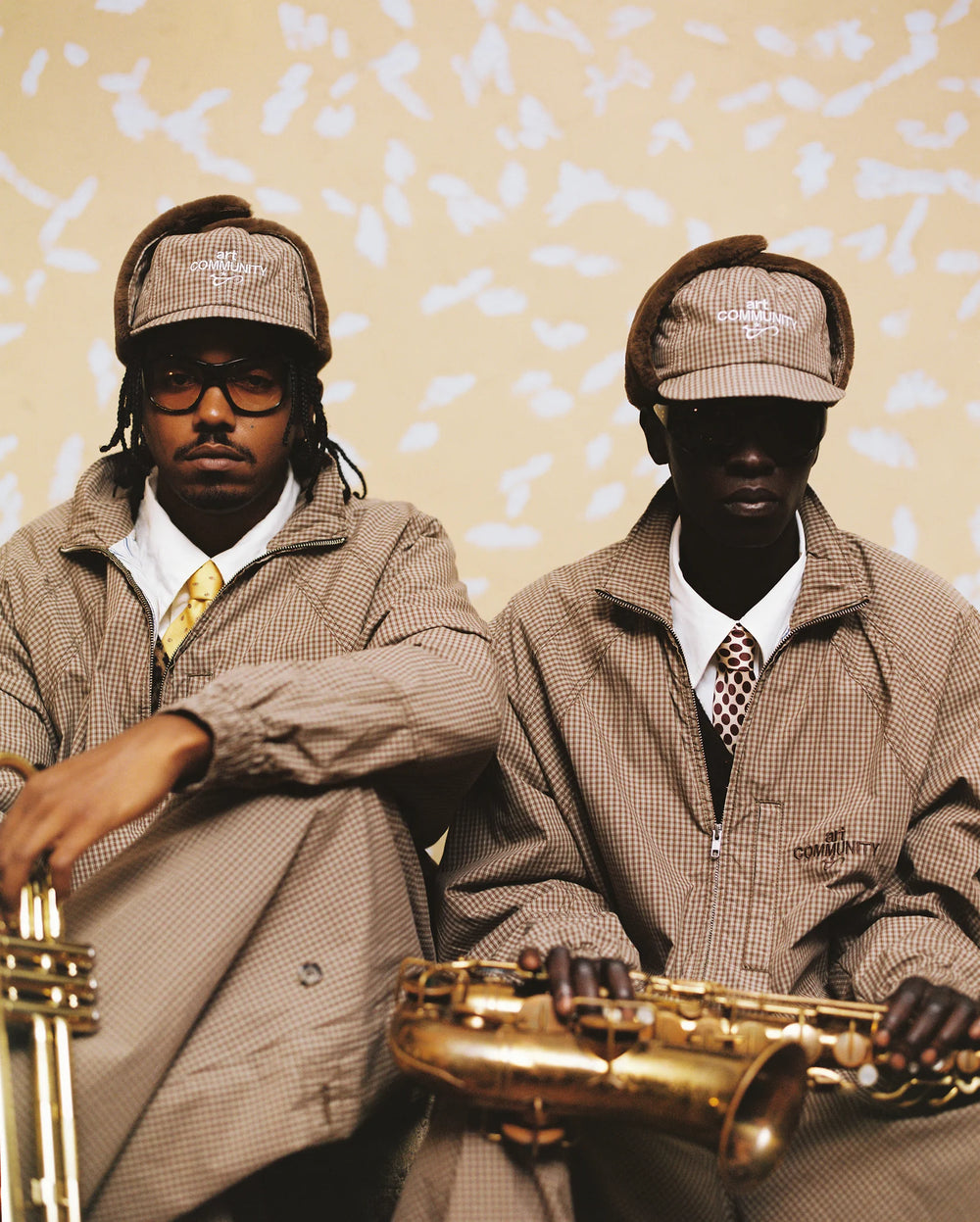 PLAID PILOT SHORT BRIM CAP