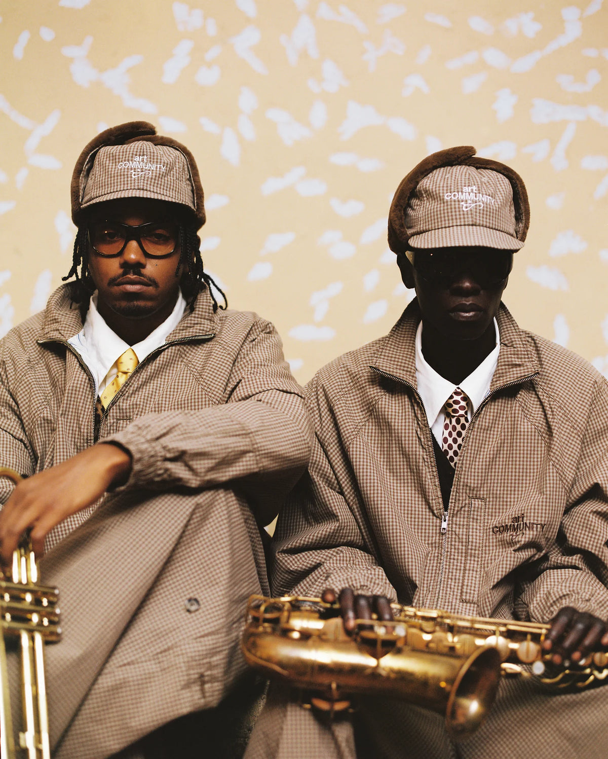 PLAID PILOT SHORT BRIM CAP