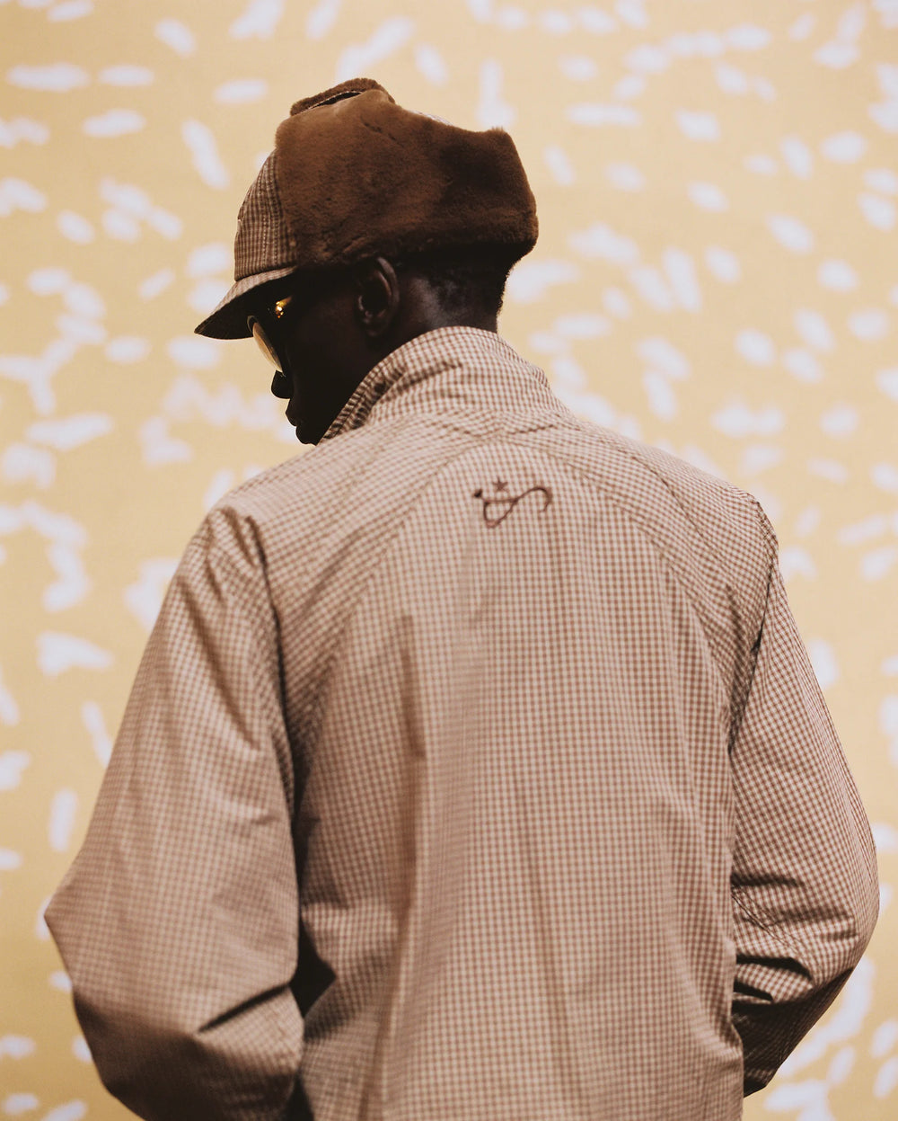 PLAID DOUBLE ZIP JAPANESE TRACK JACKET