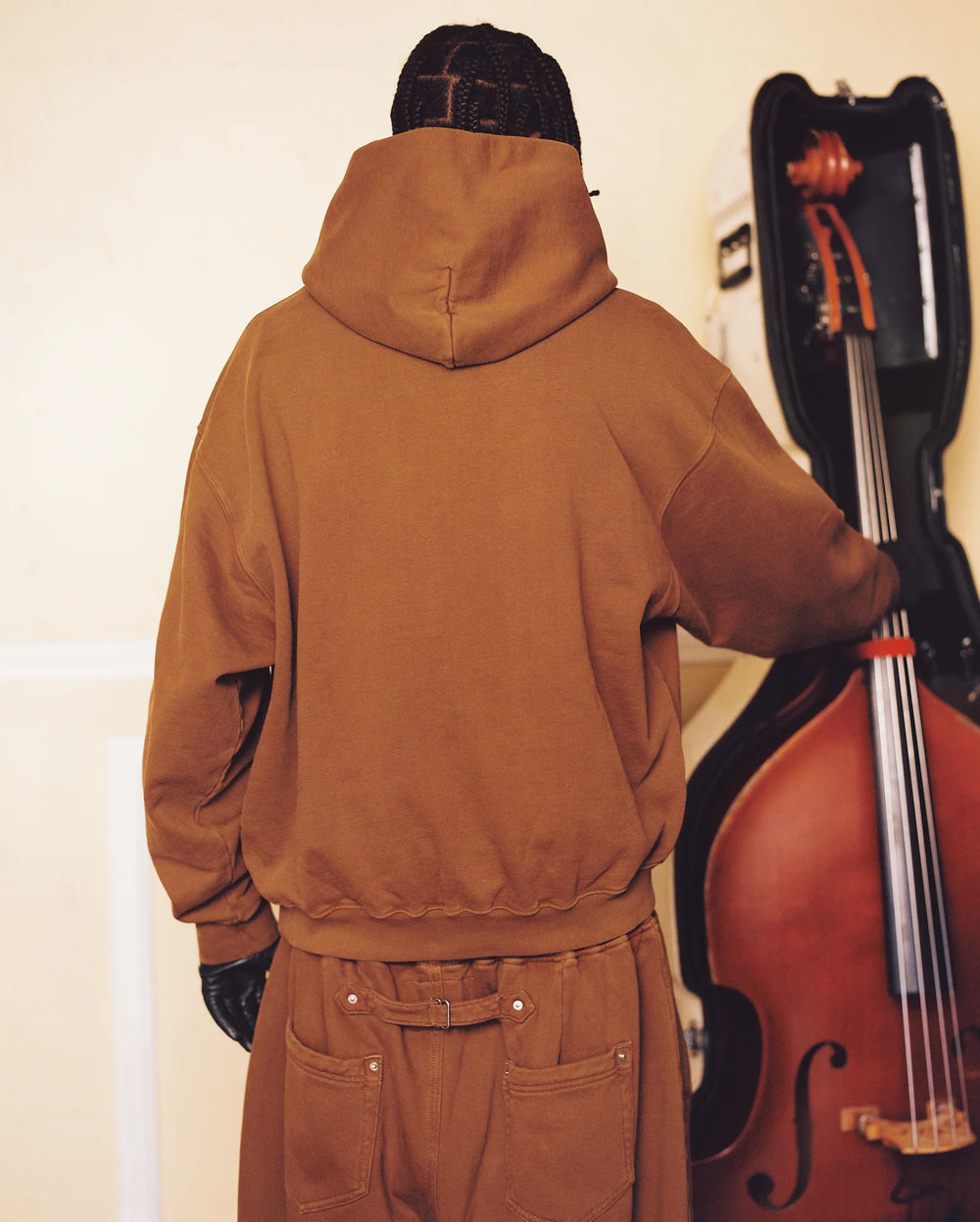 DEEP TAUPE STAPLE HOODIE