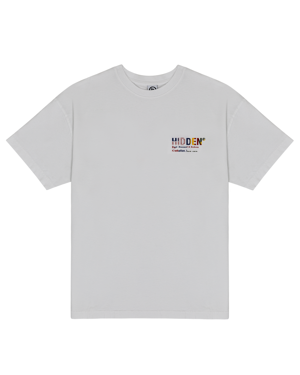Pixelated Flags White Tee