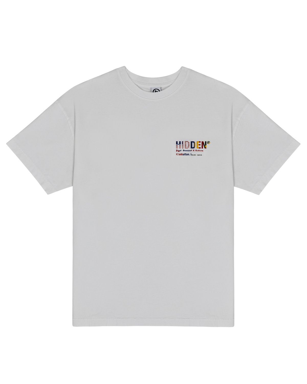 Pixelated Flags White Tee