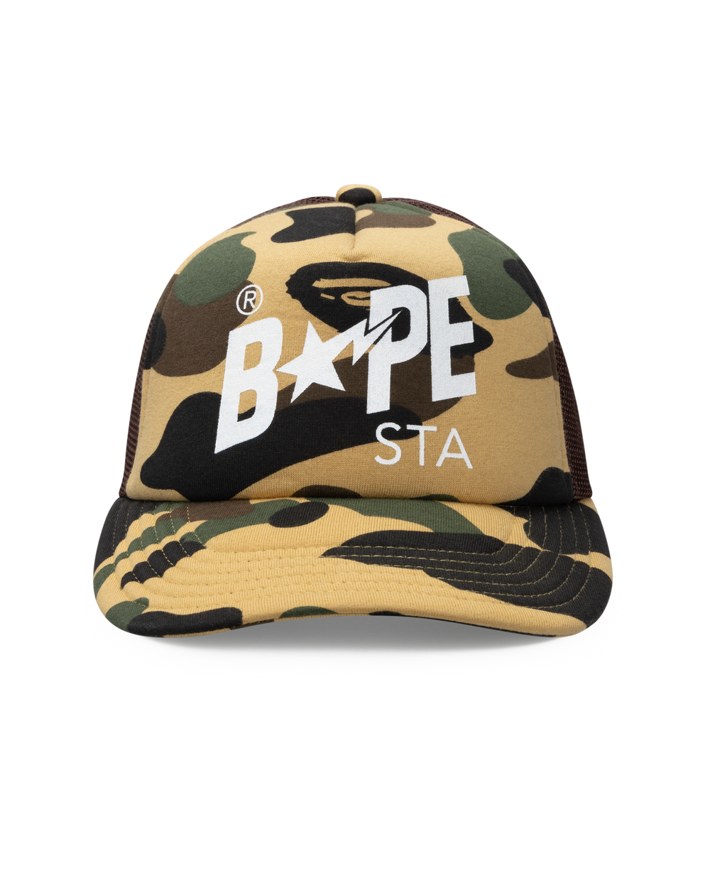 Bape Camo Mesh Cap 'Yellow'
