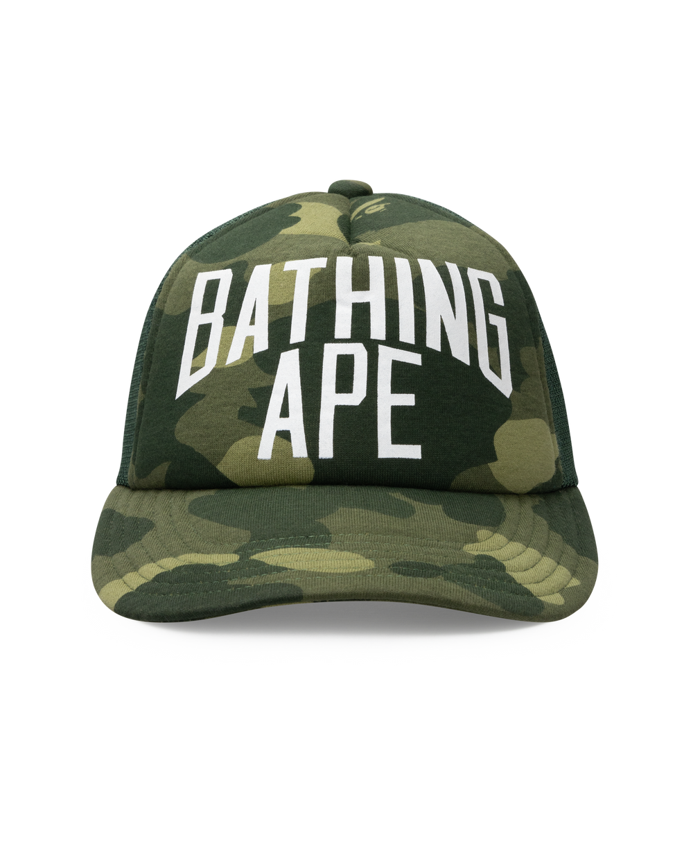 Bape Camo NYC Logo Mesh Cap 'Green'