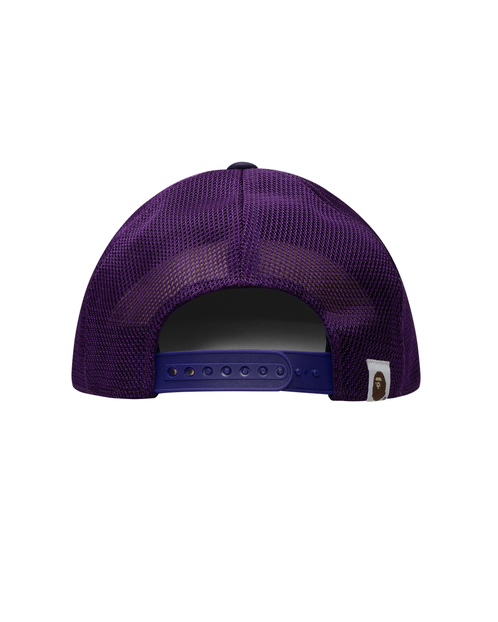 Bape Camo NYC Logo Mesh Cap 'Purple'
