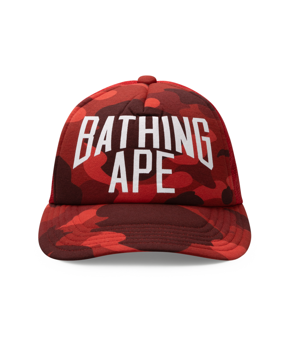 Bape Camo Mesh NYC Logo Cap 'Red'