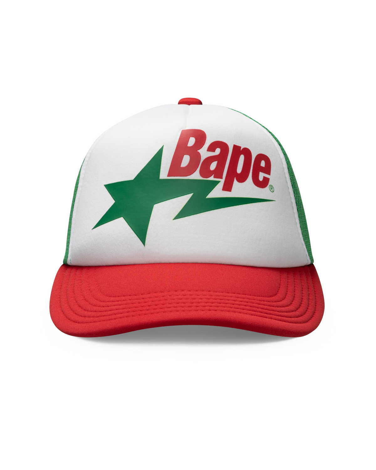 Bape Sta Mesh Cap 'Green/Red'