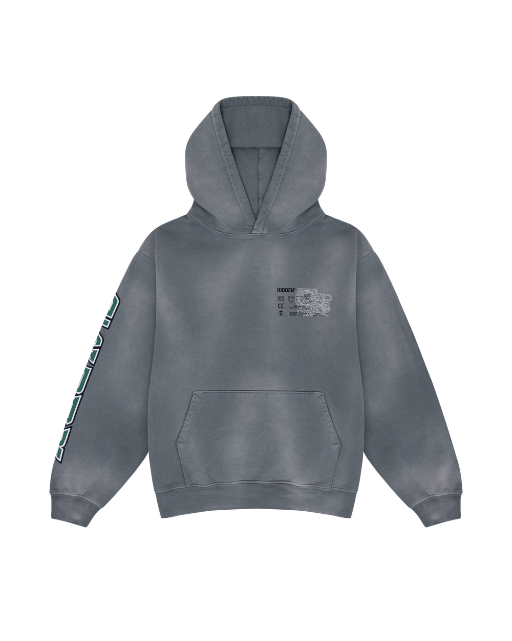 Avirex Worldwide Vintage Wash Hoodie