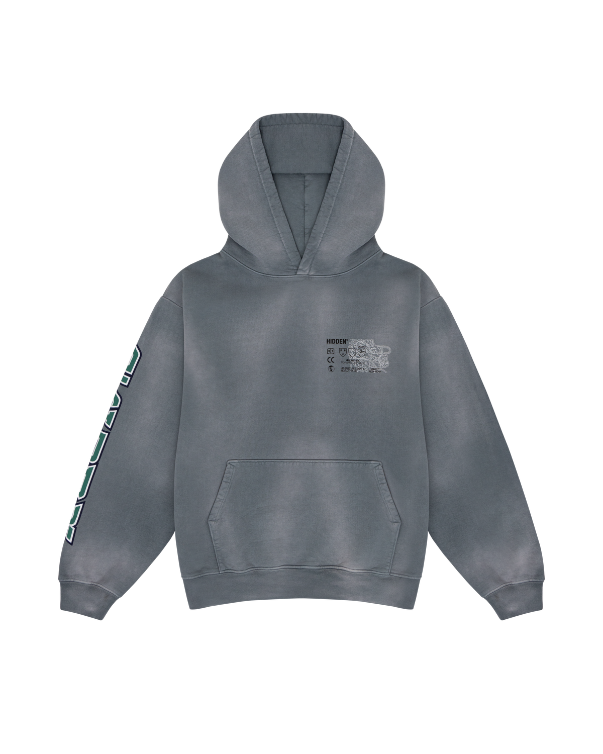 Avirex Worldwide Vintage Wash Hoodie