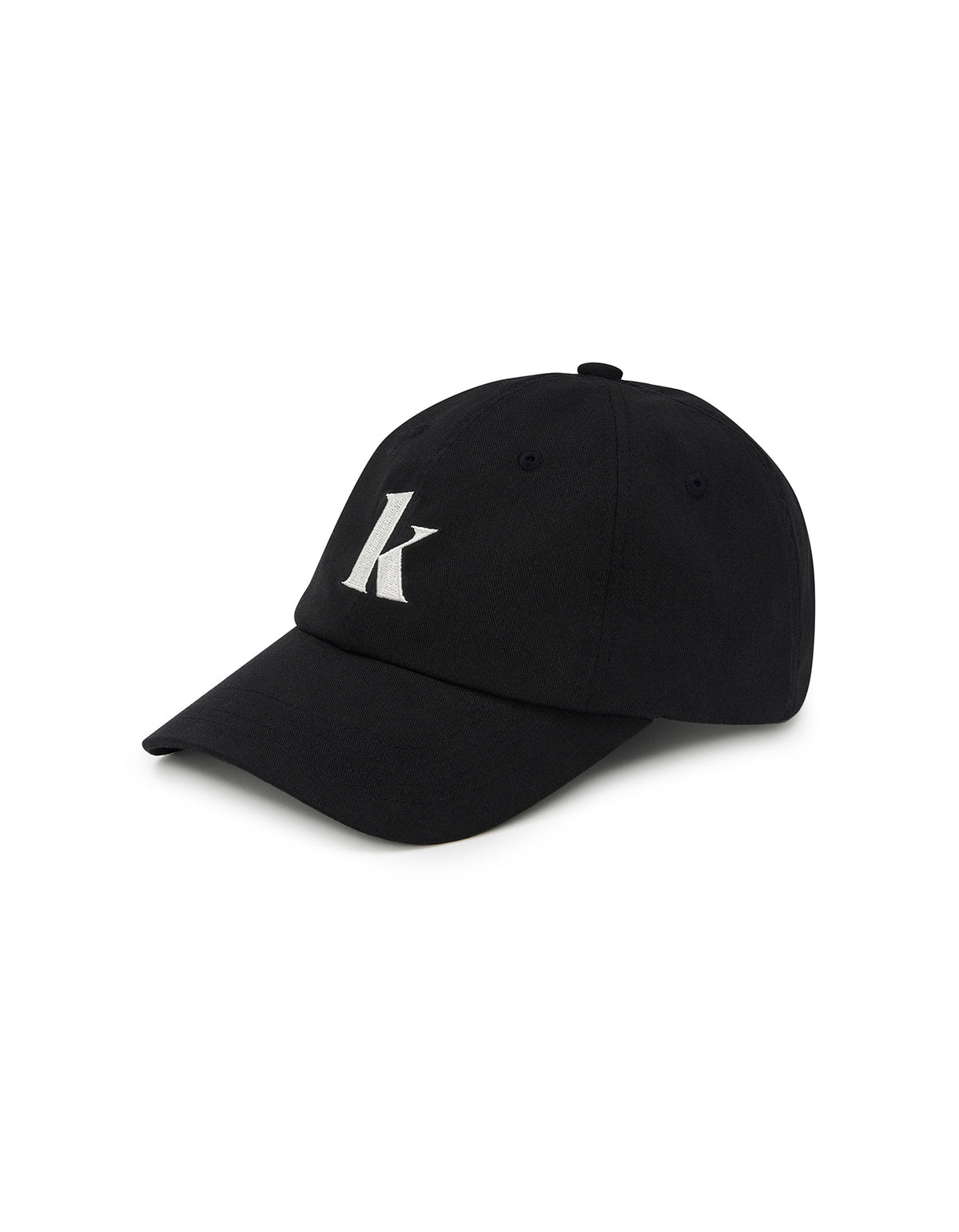 K LOGO CURVED CAP