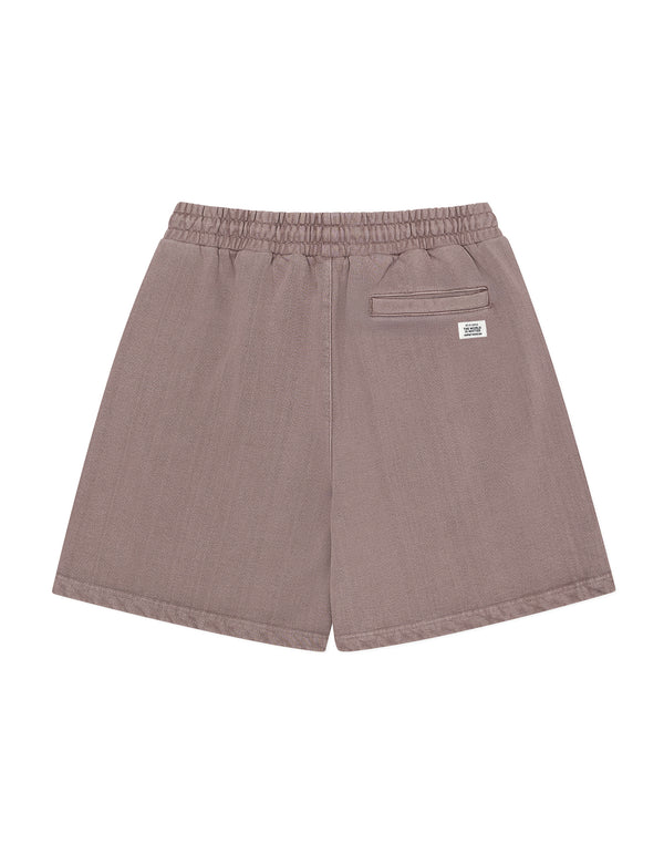 WASHED EMBROIDERED SHORTS