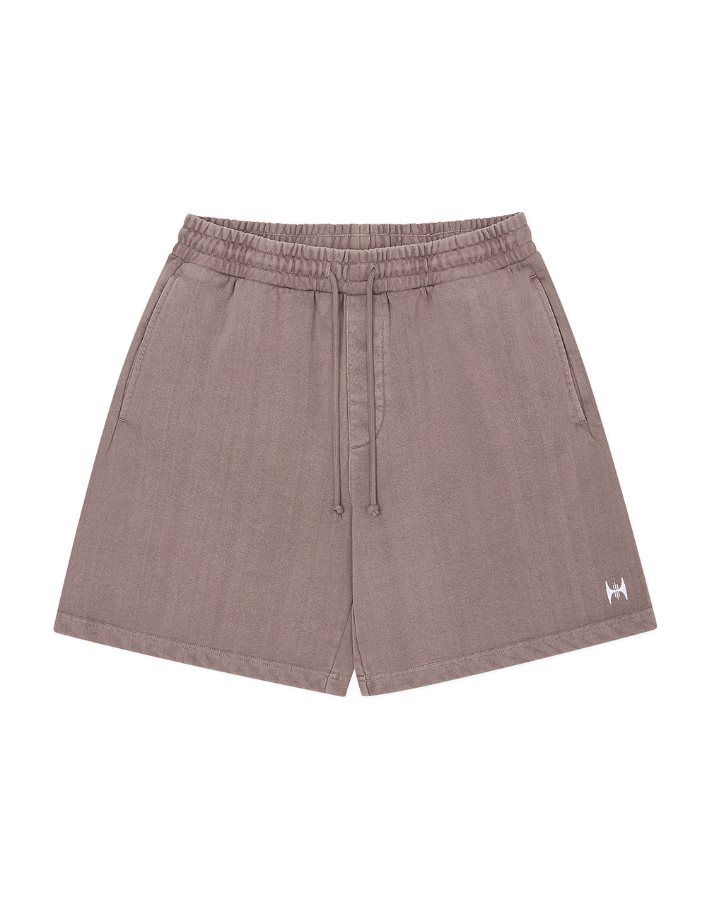 WASHED EMBROIDERED SHORTS