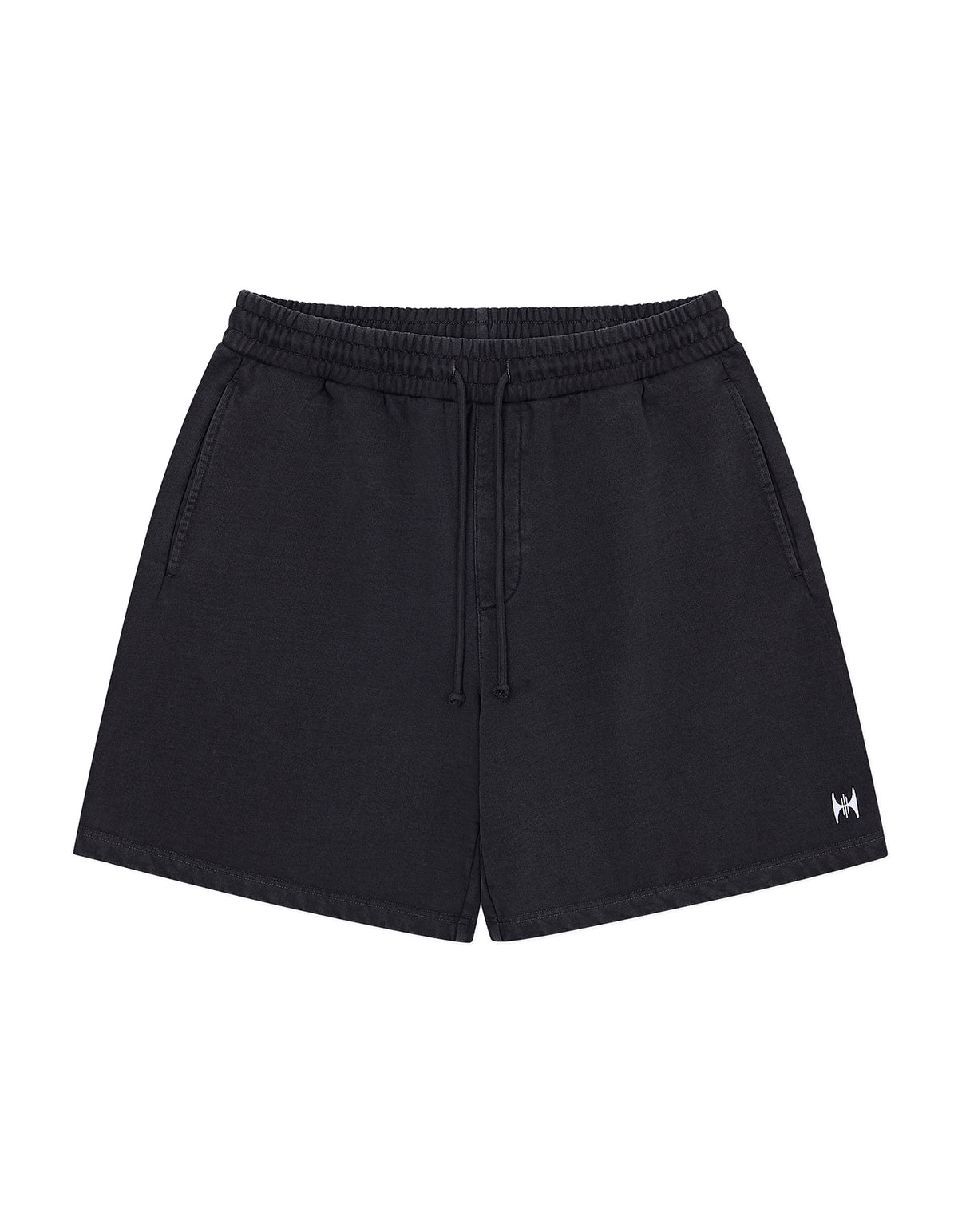 WASHED EMBROIDERED SHORTS