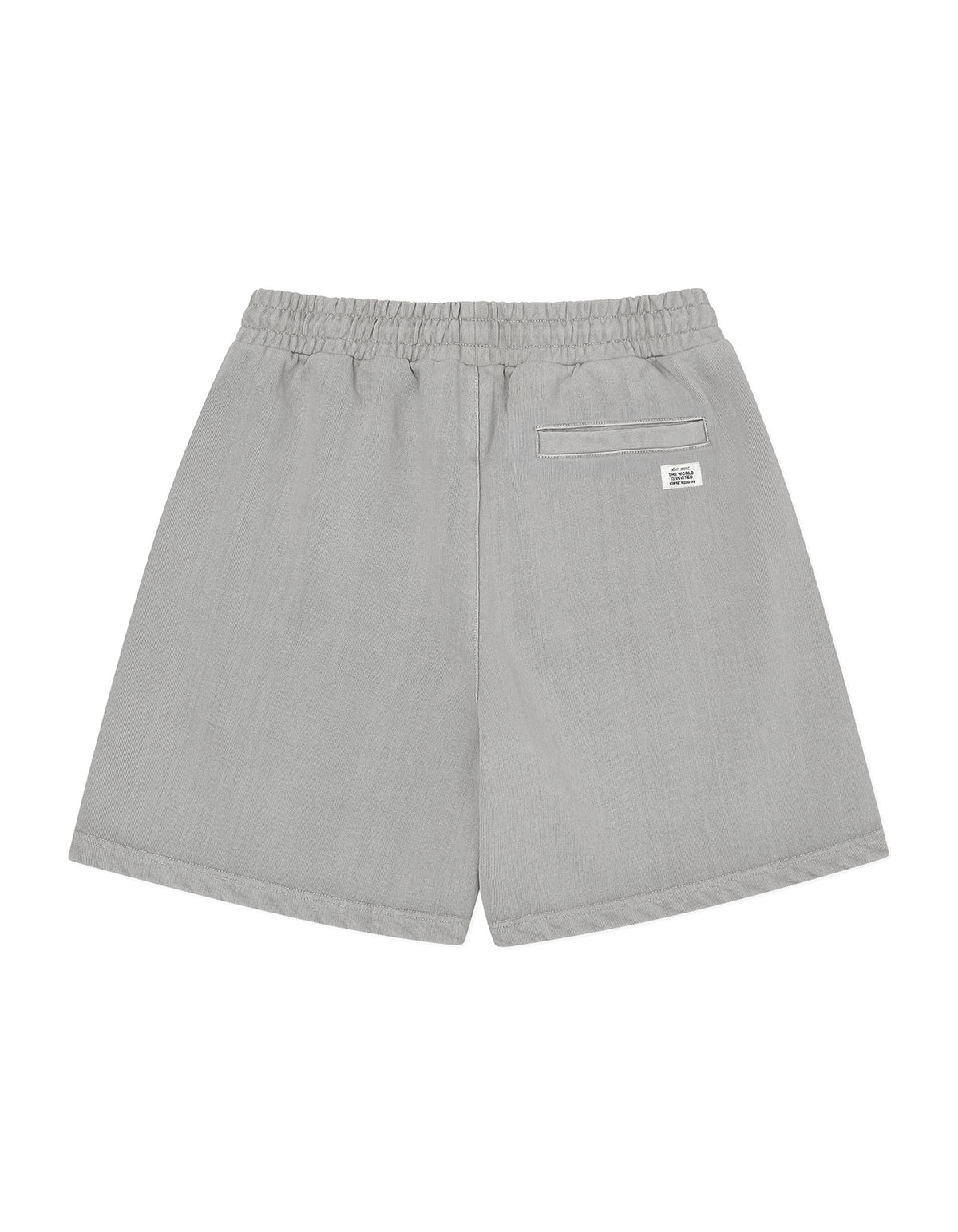 WASHED EMBROIDERED SHORTS