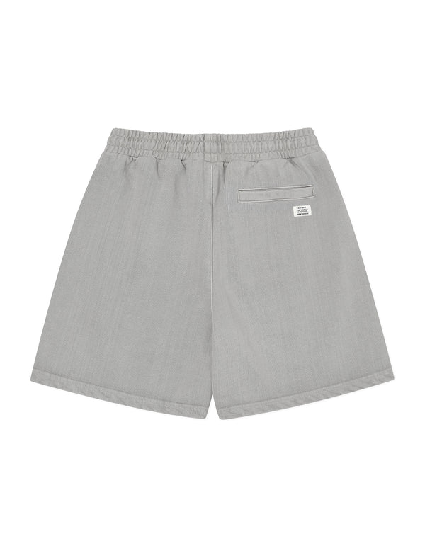 WASHED EMBROIDERED SHORTS