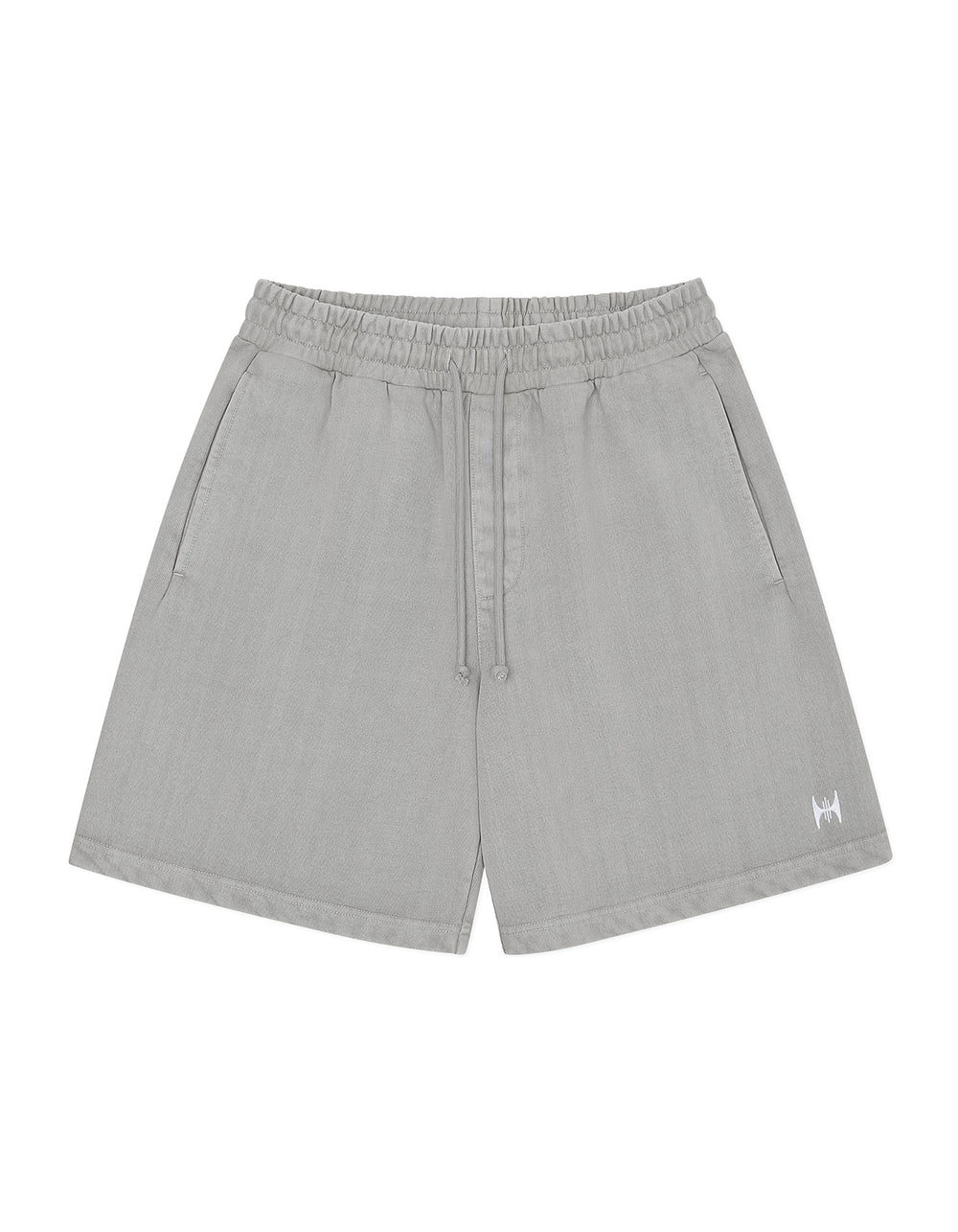 WASHED EMBROIDERED SHORTS