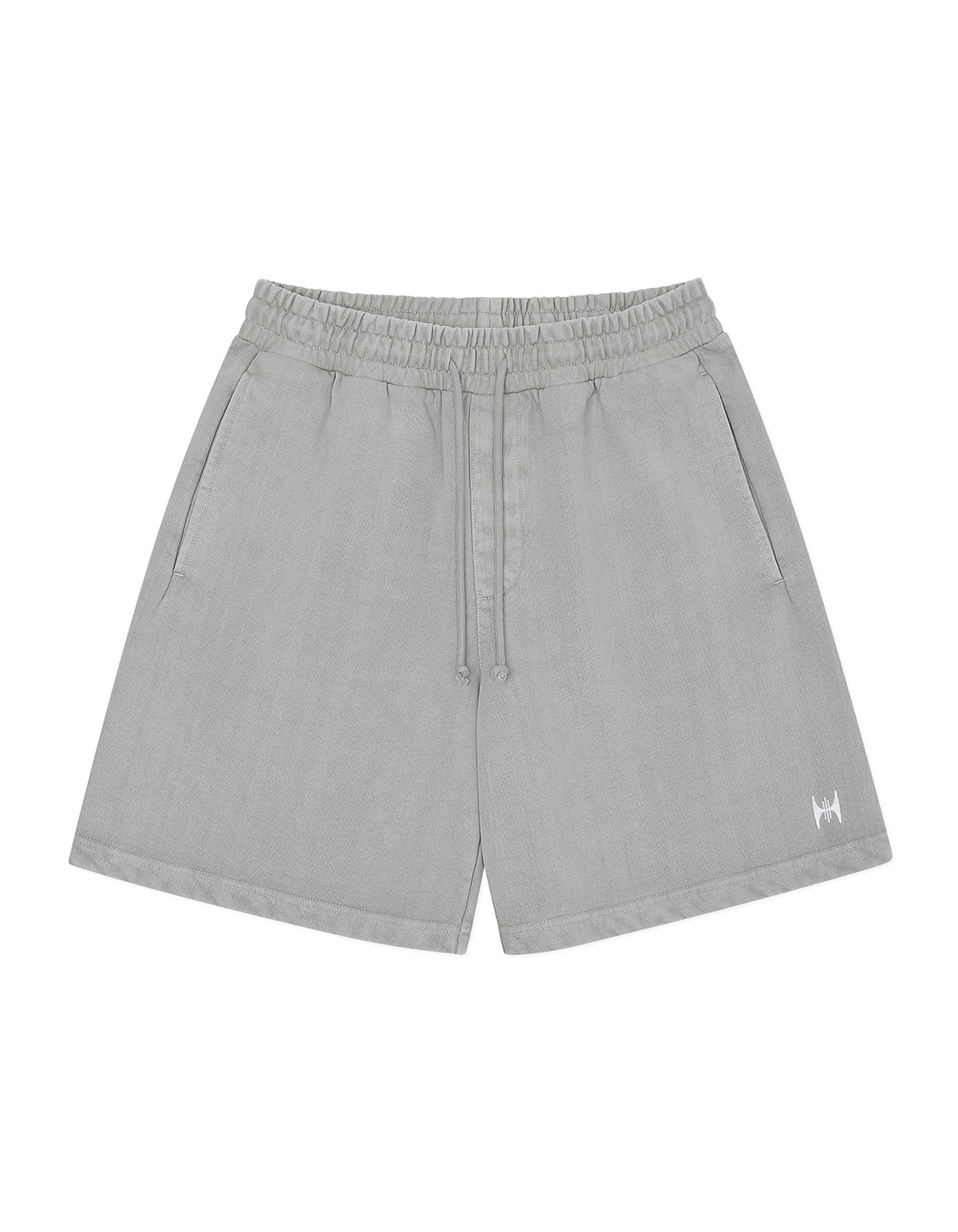 WASHED EMBROIDERED SHORTS