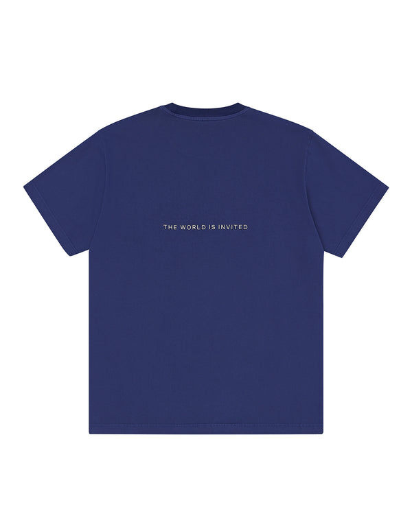 PIGMENT FLOCKED LOGO T-SHIRT